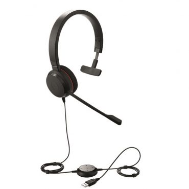 Jabra Evolve 20 MS Mono USB Headset | Optimized for Microsoft Skype for Business | #4993-823-109