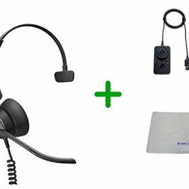 Jabra Engage 50 Push-to-Talk Mono Headset | Configurable Audio Controller Included | For Usage with PC and USB Phones (Microsoft Skype Version) USB-A Version