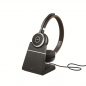 Jabra Evolve 65 Bluetooth Stereo Headset Bundle | UC Version | Bonus Universal Wall Charger, USB Dongle and Charging Stand | #6599-823-499