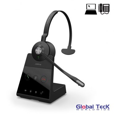 Jabra Engage 65 Wireless Mono Headset | USB | Meets Skype for Business Open Office requirements | 13 hour battery, Integrated Busy Light | Connect 2 devices | #9553-553-125
