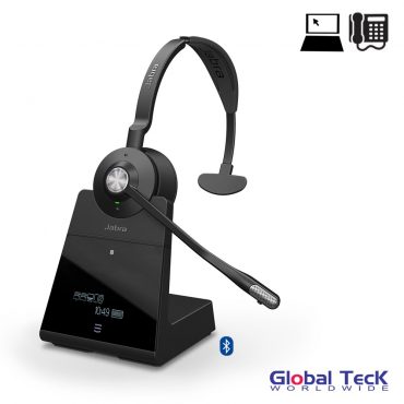 Jabra Engage 75 Wireless Mono Headse  | Bluetooth, PC, USB, NFC, DECT | Skype for Business Certified |13 hours battery w/ integrated busylight | #9556-583-125