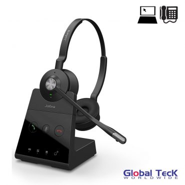 Jabra Engage 65 Wireless Stereo Headset | PC, USB | Skype for Business Certified | 13 hour battery, Integrated Busy Light | Connect 2 devices | #9559-553-125